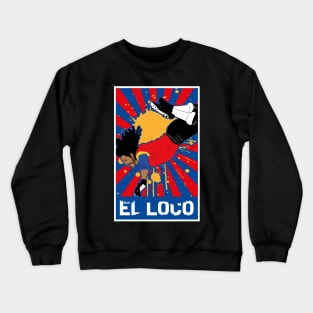 Colombia Soccer El Loco Higuita Vintage Football Crewneck Sweatshirt